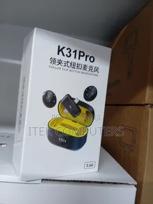 K31PRO Collar Clip Microphone for Educational Video Recording