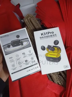 K31PRO Portable Collar Microphone for Travel and Outdoor Videos