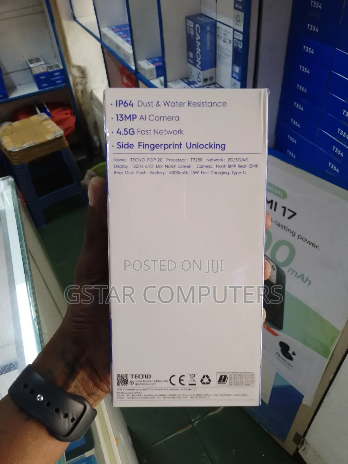 New Tecno Pop 20 128 GB