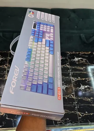 RGB Mechanical Gaming Keyboard – USB Wired, Volume Knob