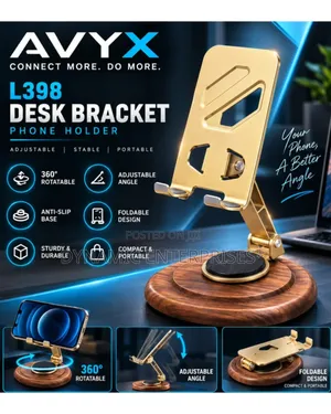 AVYX *L398* 3600 Rotatable *Anti Slip Base *Phone Holder