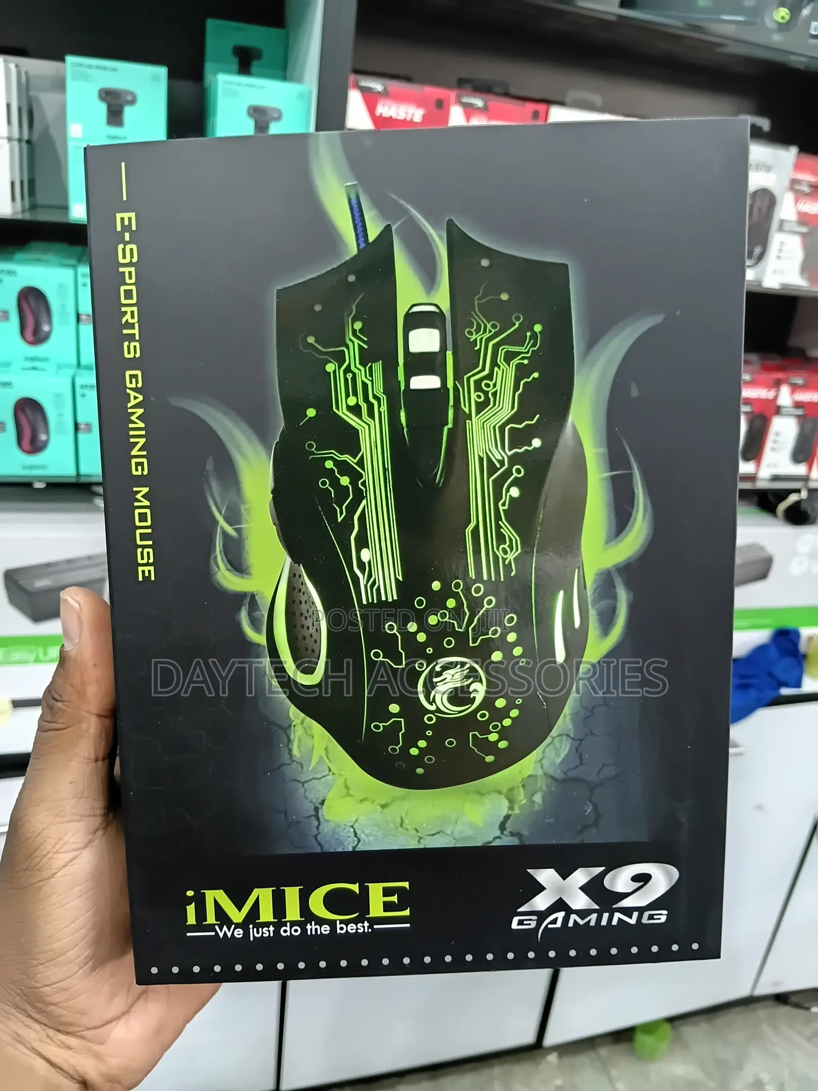 The iMICE X9 Wired 6-Button USB Gaming Mouse.
