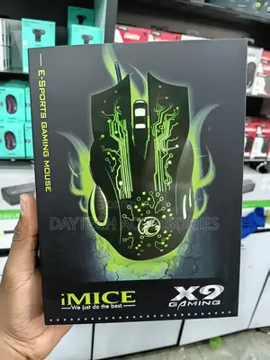 The iMICE X9 Wired 6-Button USB Gaming Mouse.