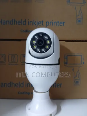V380 Pro Smart Bulb Camera for Dark Room Security Monitoring