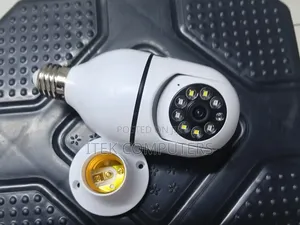 V380 Pro Single Lens Bulb Camera for Small Business Monitoring