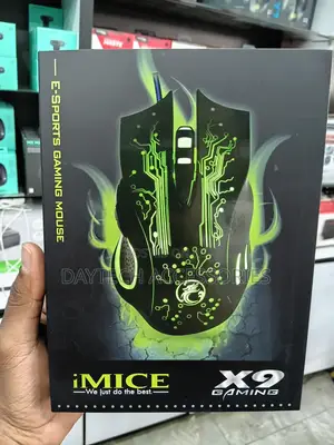 IMICE X9 Wired Optical Gaming Mouse With 6 Buttons & 5500 DPI RGB.
