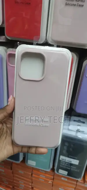 Dusty Pink Liquid Silicone Case Designed for the iPhone 16 Pro Max.