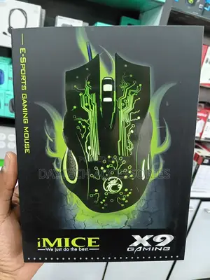 Imice X9 6-Button Led Gaming Mouse - Black