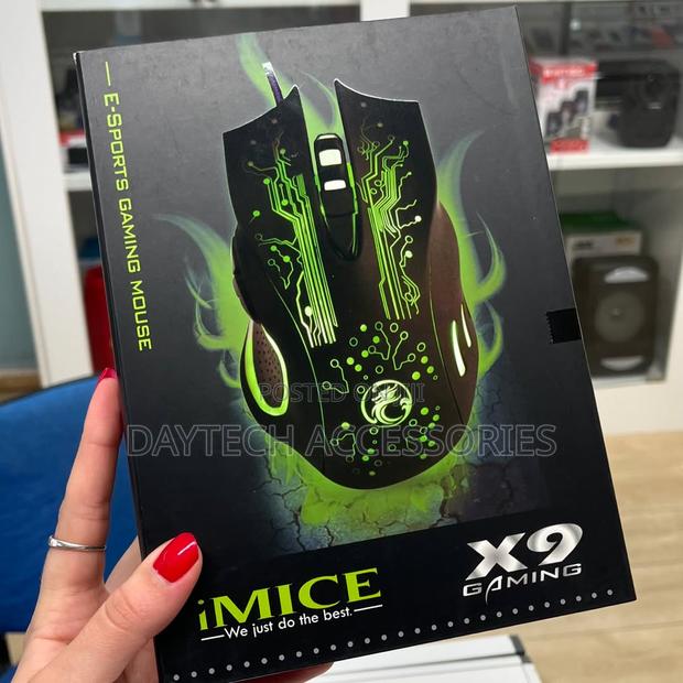 iMICE X9 LED-backlit 2400 Dpi Optical Gaming Mouse - main view