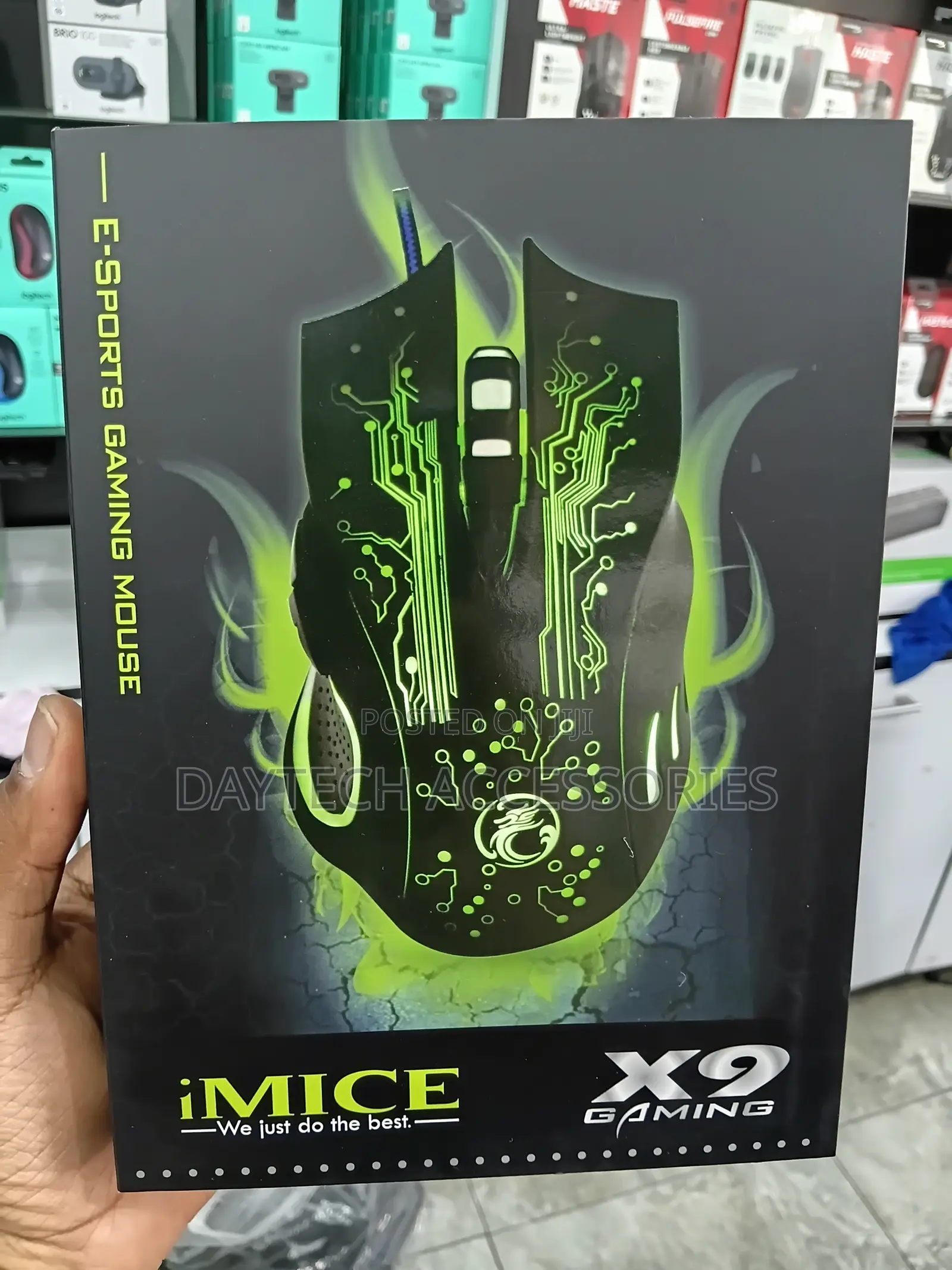 iMICE X9 LED-backlit 2400 Dpi Optical Gaming Mouse