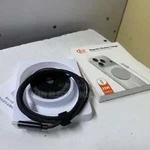 Q12 Slim Magnetic Phone Charger With Type C Cable