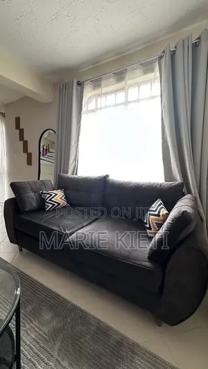 Spring Cushion Sofa Gray 3 Seater