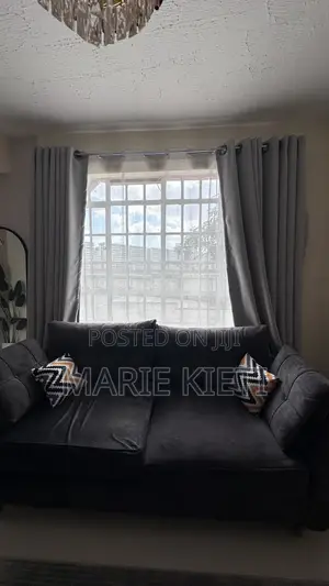 Spring Cushion Sofa Gray 3 Seater