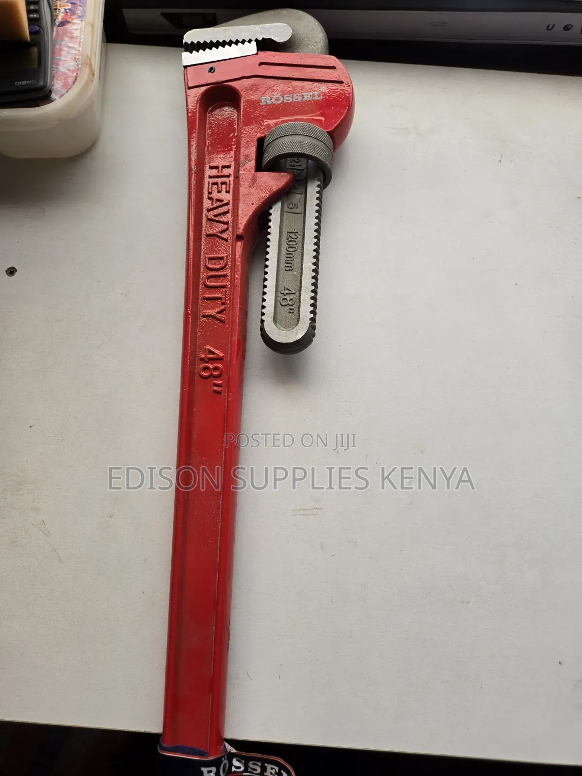 Pipe Wrench 48" Inch Heavy Duty Plumber's Wrench Pipe Range