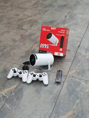 HY300 Smart Game Projector With 2 Wireless Controllers