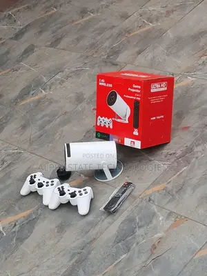 HY300 Projector With Gamepads for Gaming and Movies