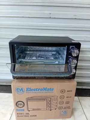 Oven, Electromate Electric Oven 20ltrs 1500watts