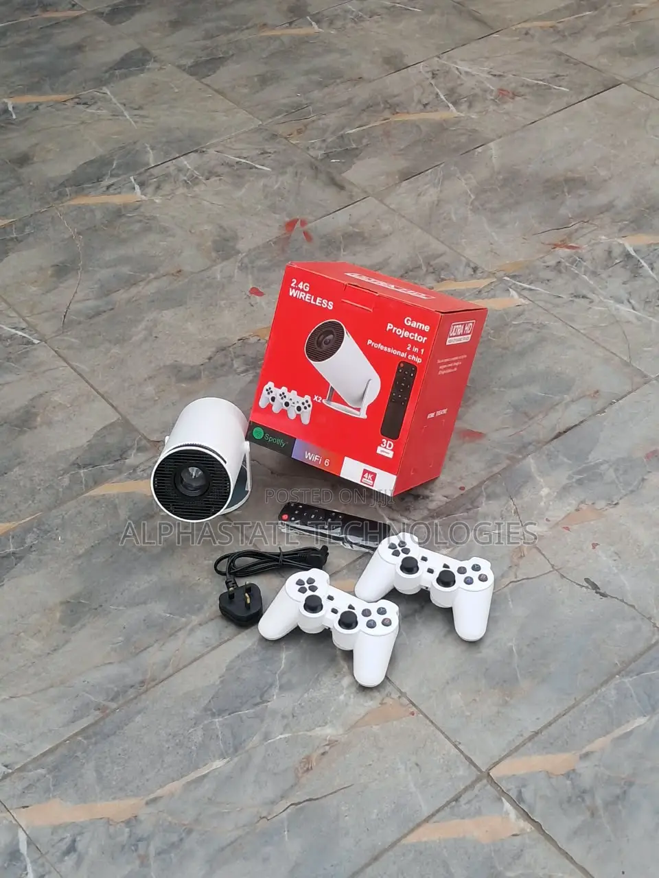 HY300 2-in-1 Smart Gaming Projector With Remote Control