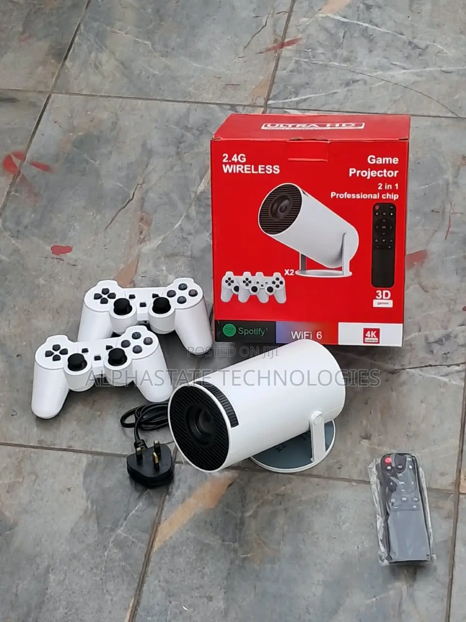 HY300 2-in-1 Smart Gaming Projector With Remote Control