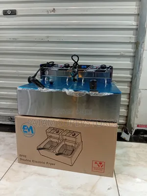 Electromate Chips/Fish Double Deep Fryer 6L + 6L
