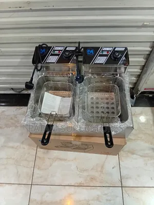 Electromate Chips/Fish Double Deep Fryer 6L + 6L