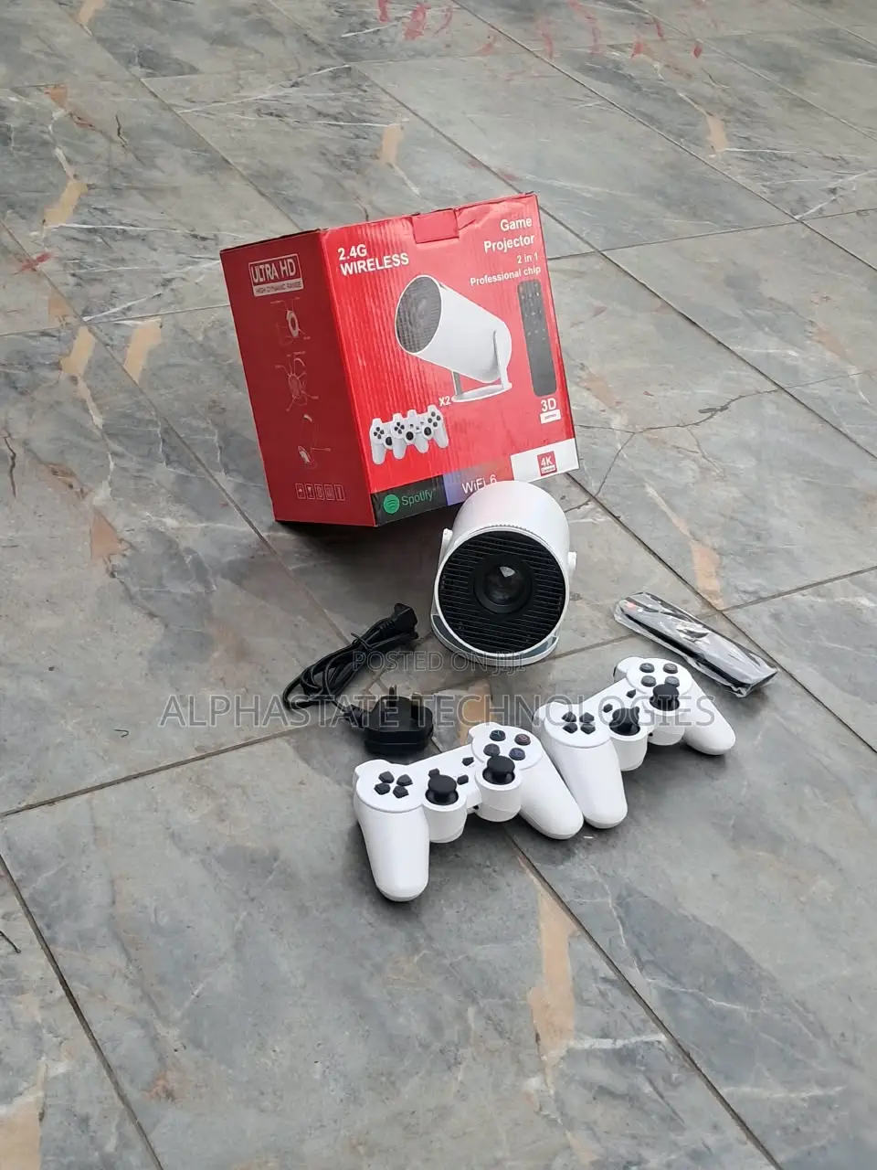 HY300 4K Supported Smart Projector With Gamepads