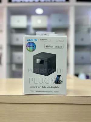 Anker 3 in 1 Cube With Magsafe 1.5M C to C Cable 30W PD Charger