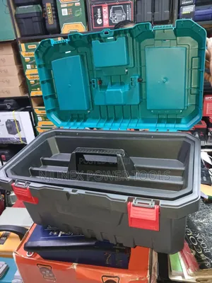 TOTAL Tools Heavy-Duty Plastic Tool Box,