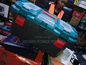 TOTAL Tools Heavy-Duty Plastic Tool Box,
