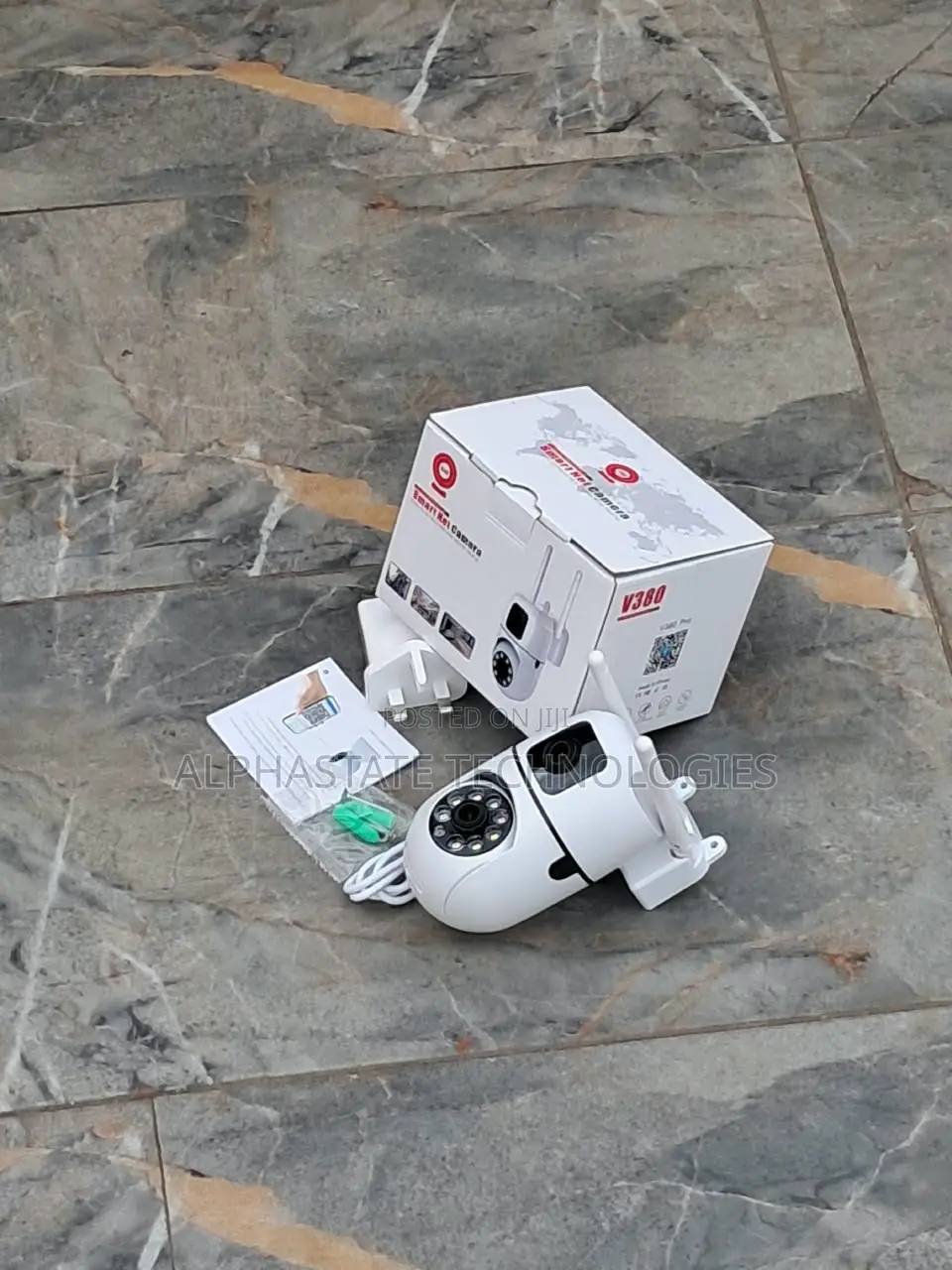 Dual Lens Smart Security Camera With Pan Tilt Zoom