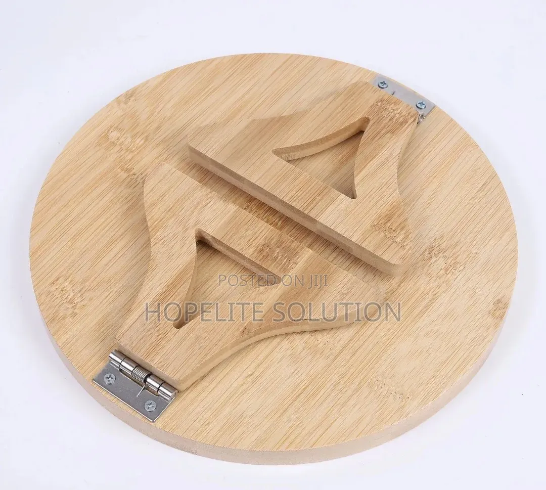 Round Bamboo Sofa Arm Rest Organizer