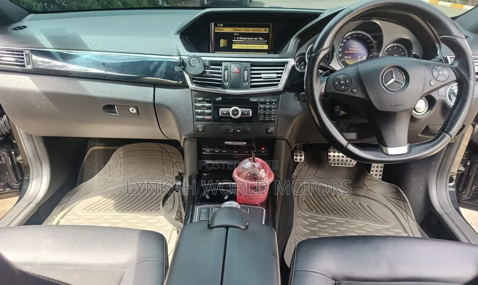 Mercedes-Benz E250 2012 Black
