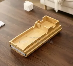 Foldable Bamboo Sofa Arm Rest Organizer