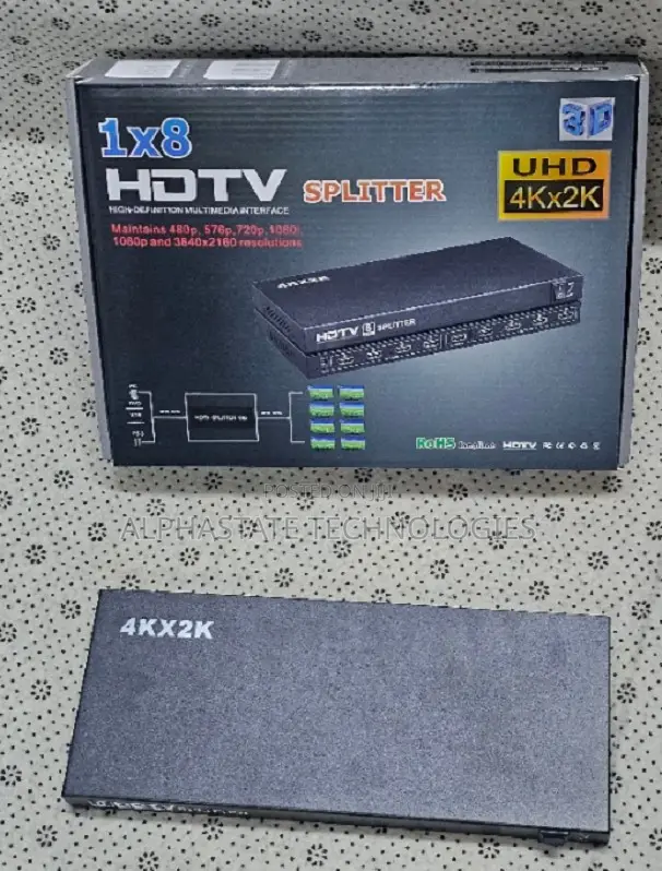 1×8 Distribution Amplifier for Digital Signage