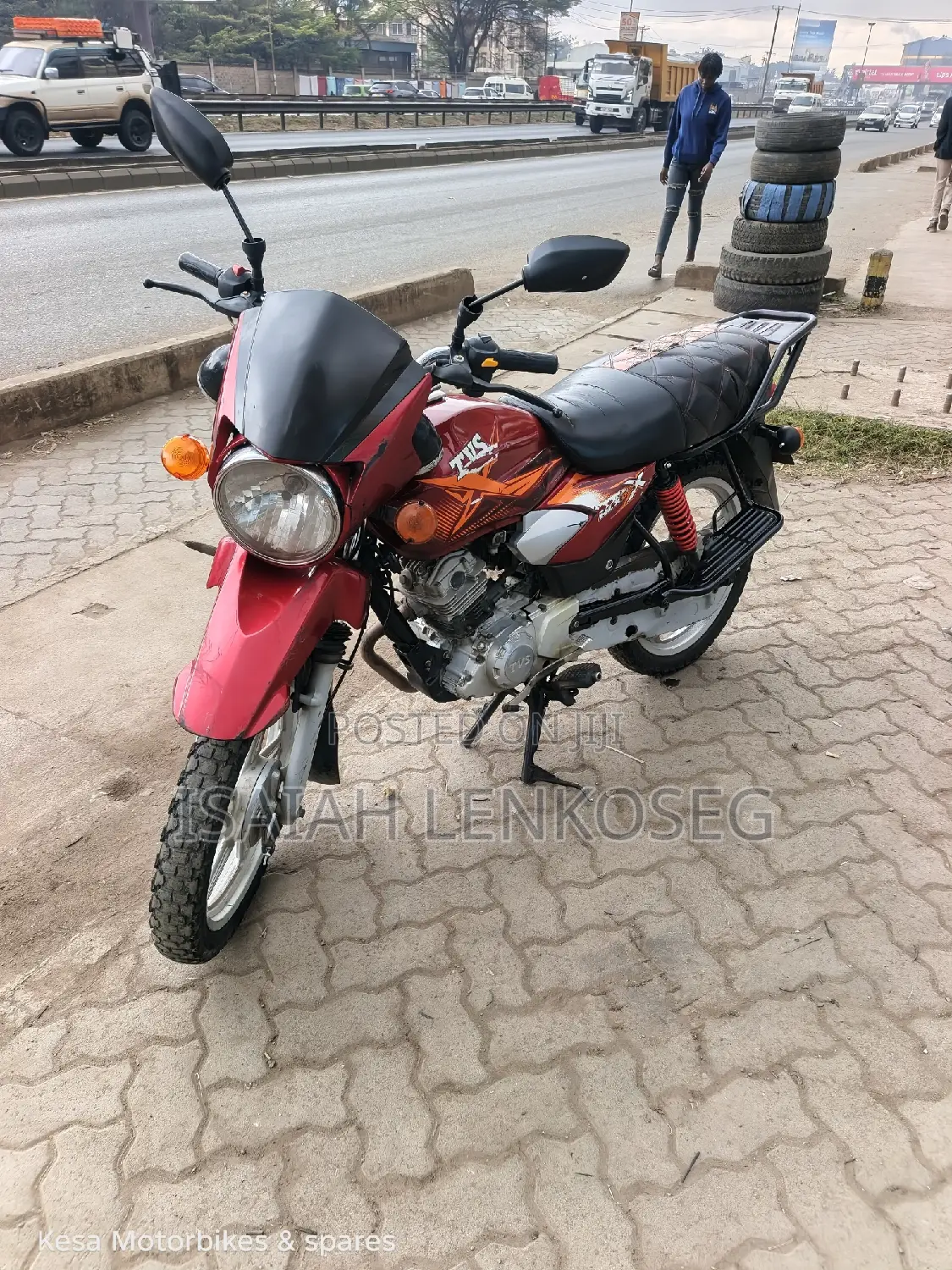 TVS HLX Plus ES 2022 Red
