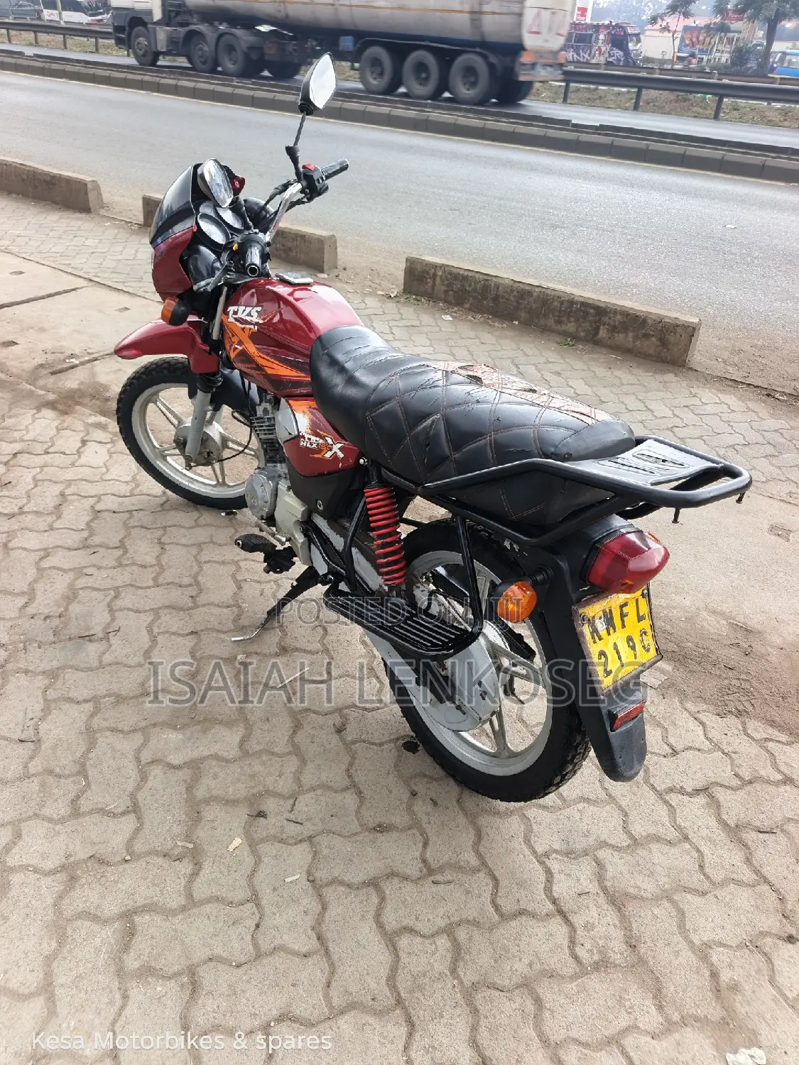 TVS HLX Plus ES 2022 Red