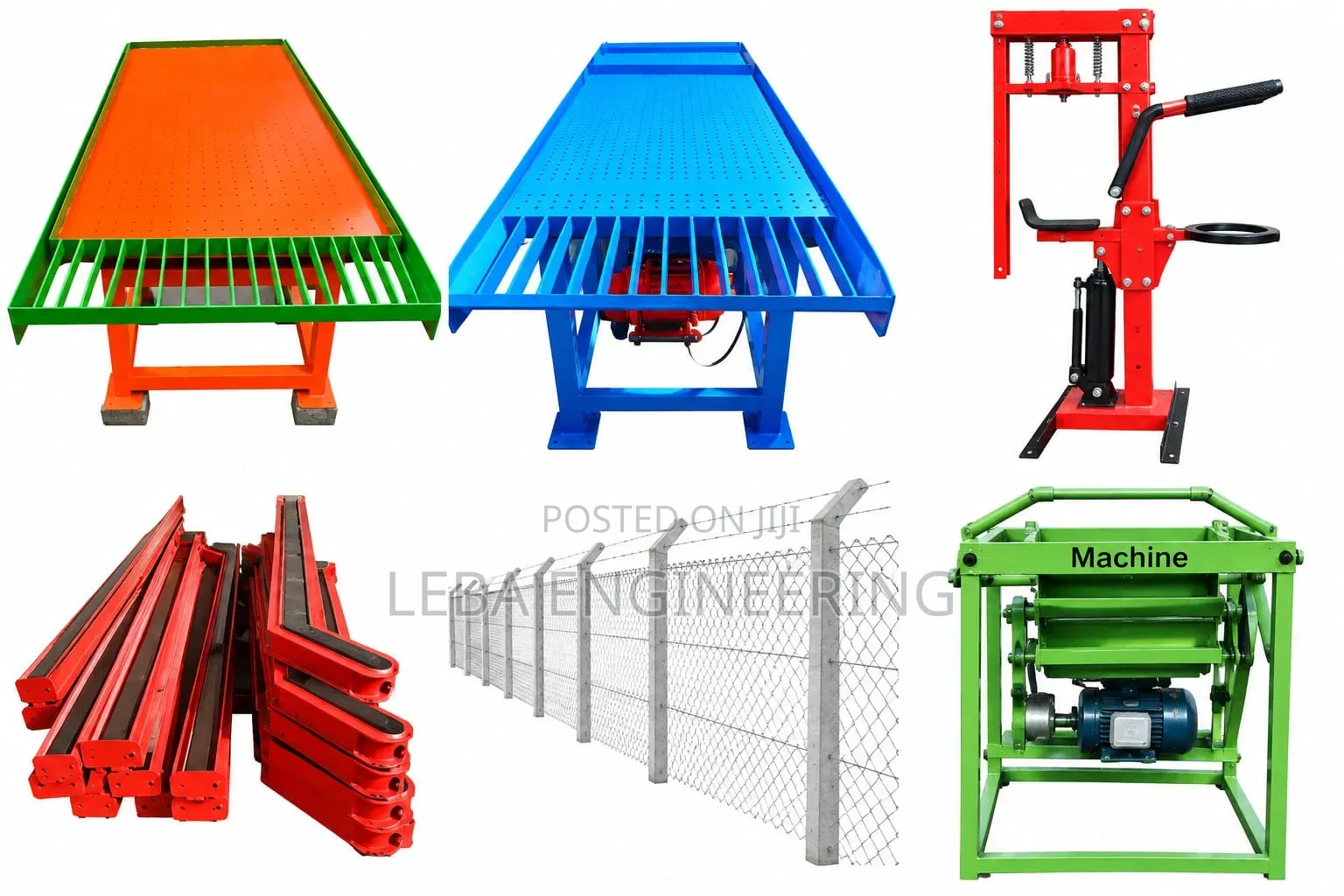Cabro Vibrating Table,fancing Post and Manual Block Machine