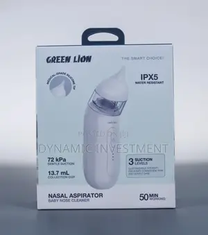 Green Lion Rechargeable Electric Nasal Aspirator Baby Nose Cleaner