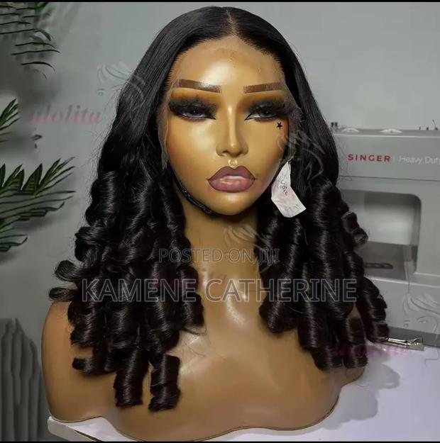 Human Blend Frontal Wig - main view