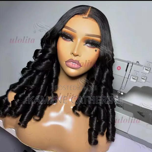 Human Blend Frontal Wig - thumbnail 2