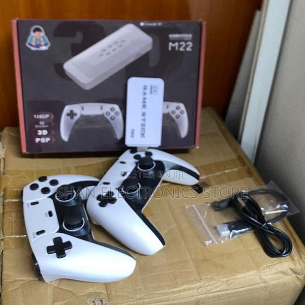 M22 Game Stick Console With Expandable Storage and Wireless Pads - main view