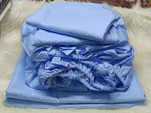 4 Piece Plain Patterned Bedsheets Sets*