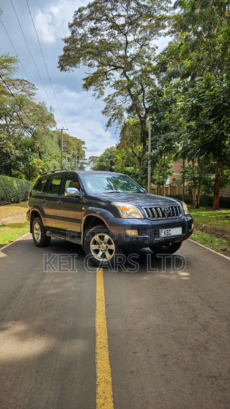 Toyota Land Cruiser Prado 2008 Gray