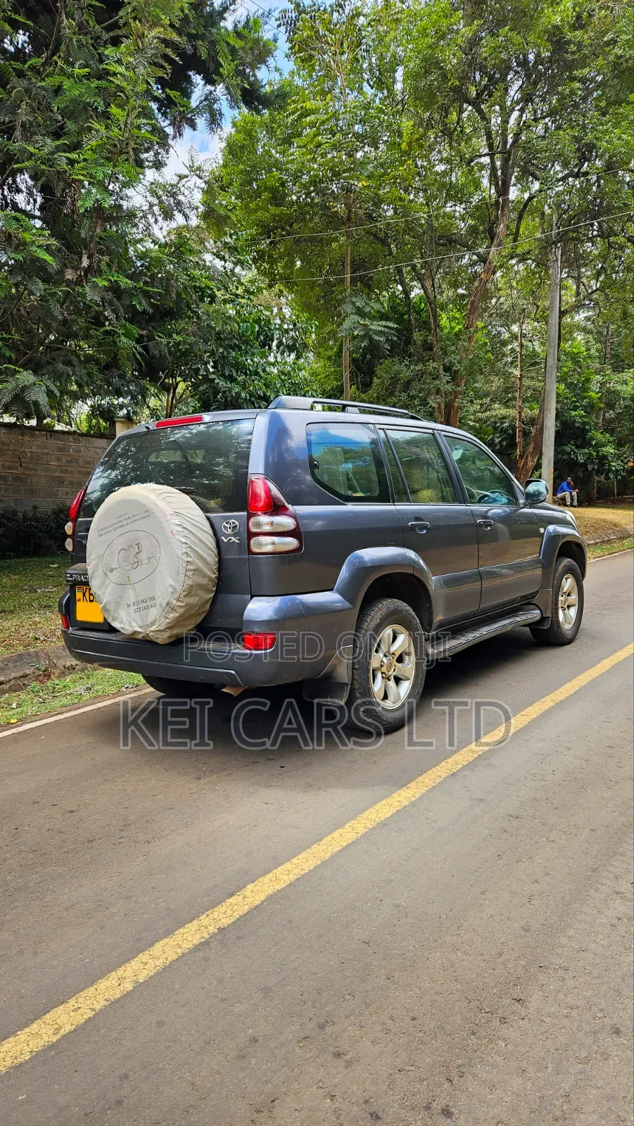 Toyota Land Cruiser Prado 2008 Gray