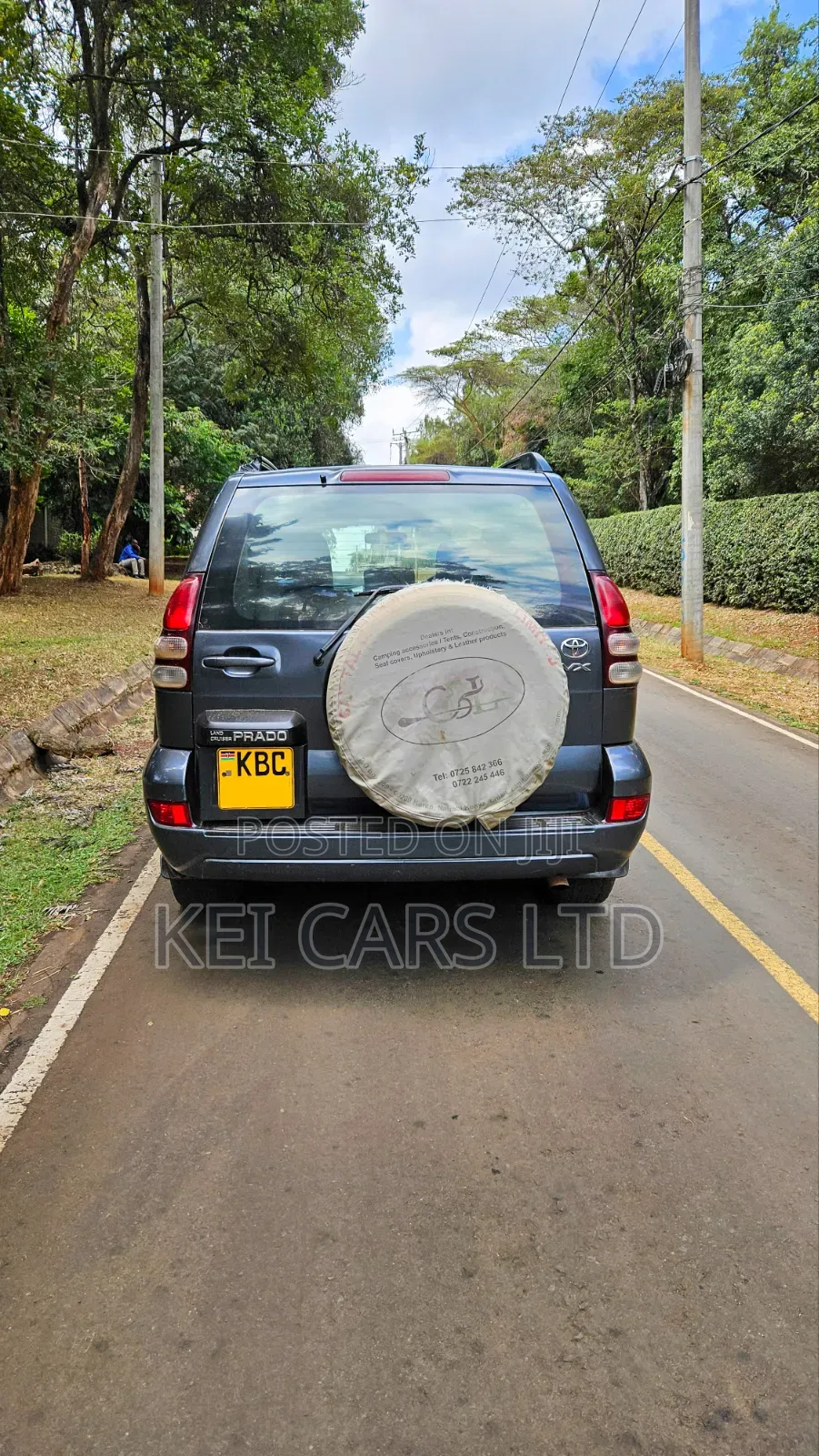 Toyota Land Cruiser Prado 2008 Gray