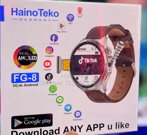 HainoTeko Germany FG-8 5G Android Watch 4GB+64GB Real AMOLED SIM Card