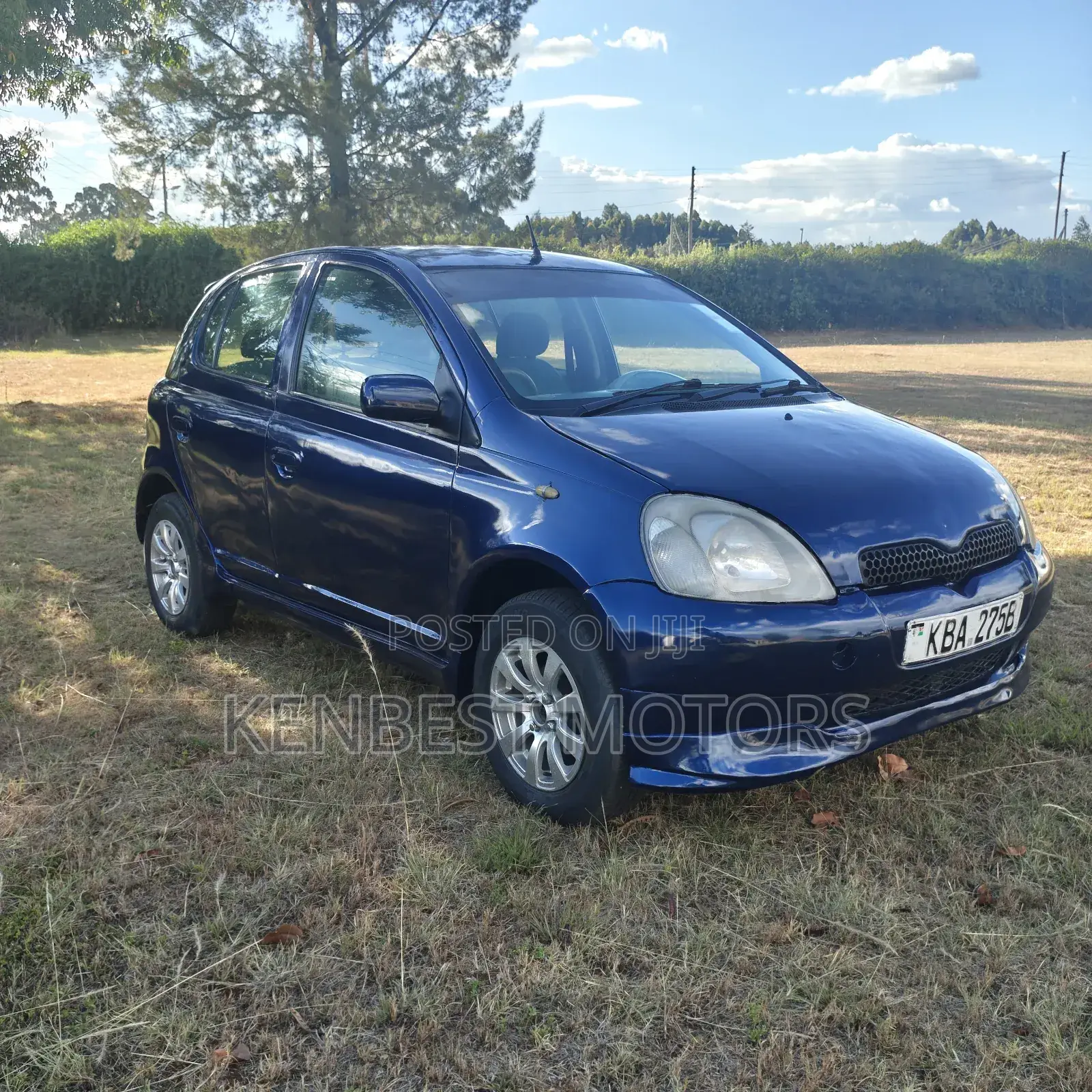 Toyota Vitz 2002 Blue