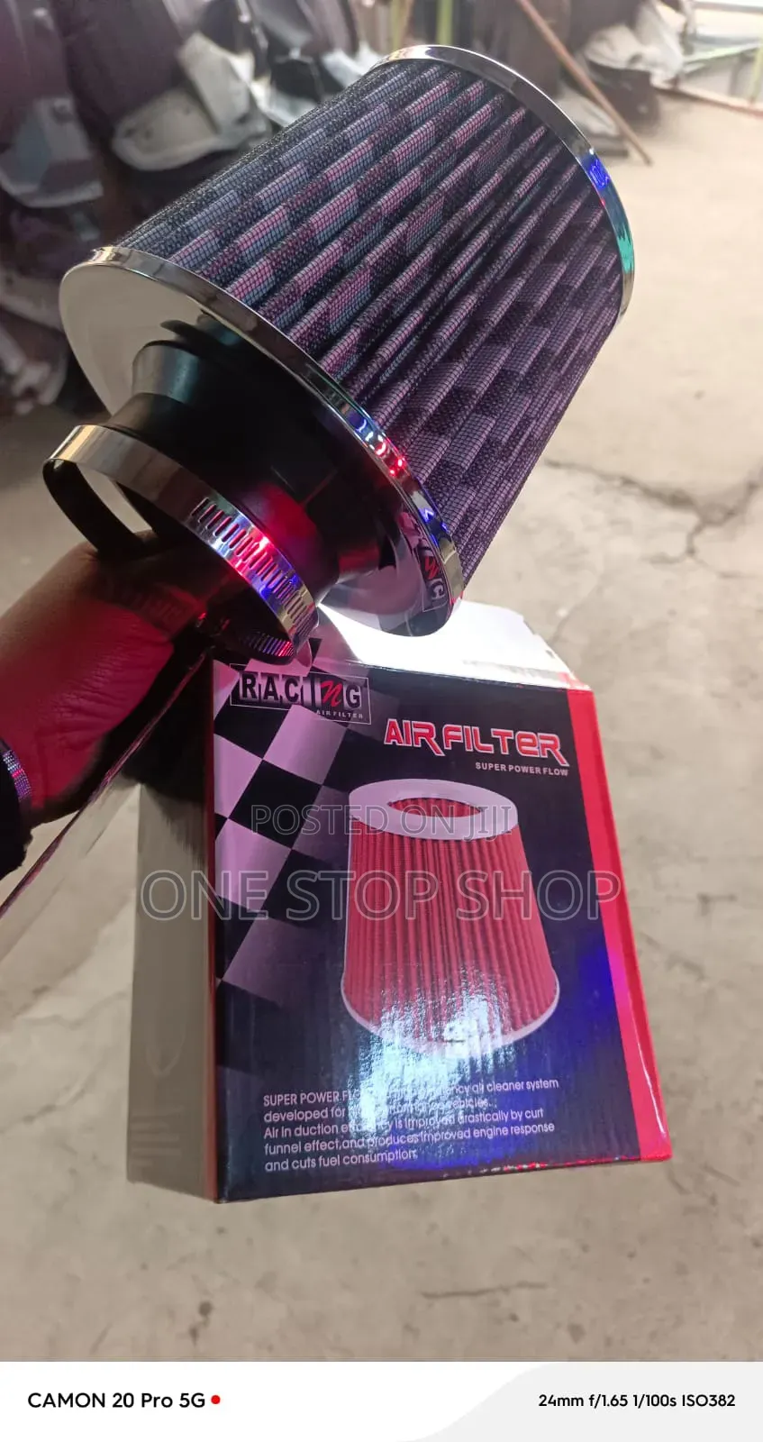 Universal Carbon 3" Cold Air Intake Super Power Flow