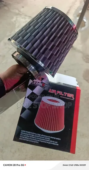 3" Carbon Fiber Style Mesh Design Universal Air Filter