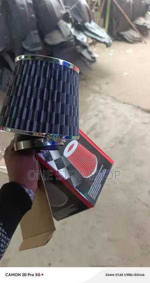 3" Carbon Pattern Cold Air Intake System Air Filter